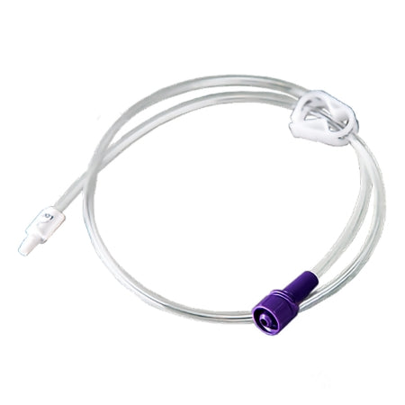 Single Port Enteral Extension Set Right Angle, 24 Inch