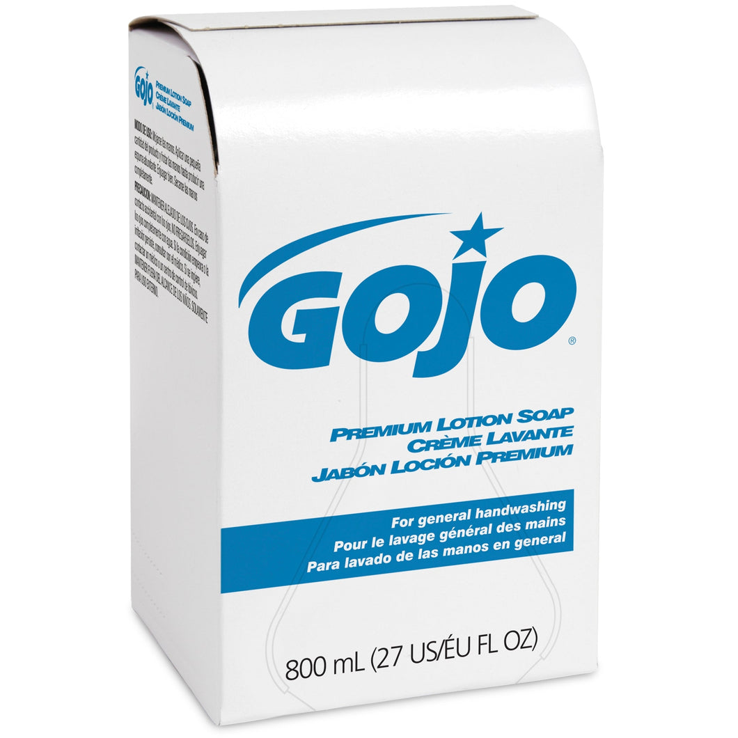 Soap GOJO® Premium Lotion 800 mL Dispenser Refill Bag Waterfall Scent