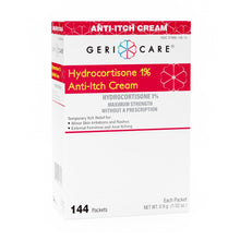 Load image into Gallery viewer, Itch Relief Geri-Care® 1% Strength Cream (144 per Box) Individual Packet #S146-14-GCP
