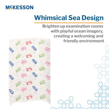 Load image into Gallery viewer, Table Paper McKesson 18 Inch Width 125 Foot Length Print (Sea Friends) Crepe
