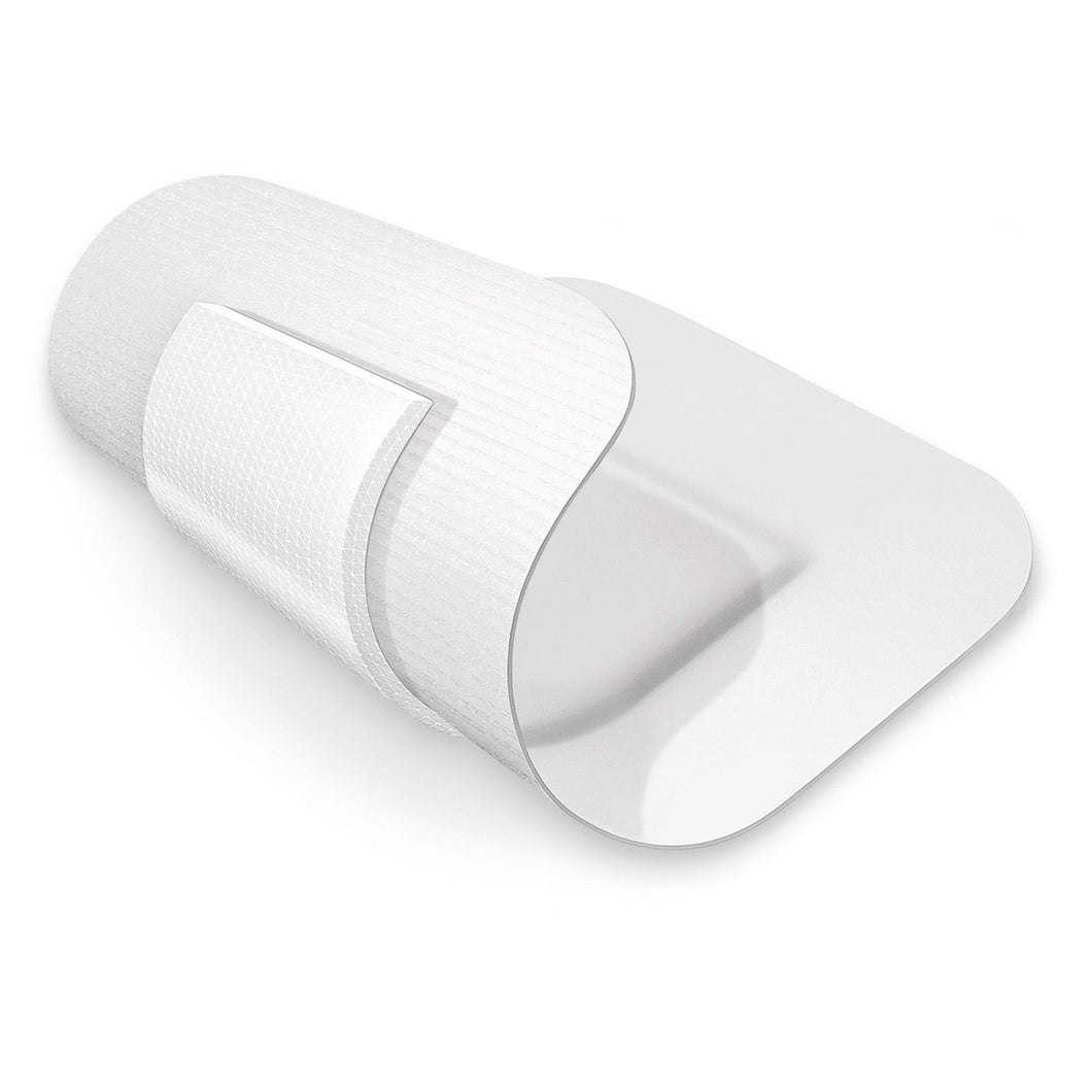 Transparent Dressing with Pad Cosmopor® 3.2 X 4 Inch 4 Tab Delivery Rectangle Sterile #901053