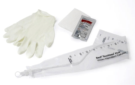 Intermittent Closed System Catheter Touchless® Plus Closed System / Unisex 10 Fr. Without Balloon Vinyl