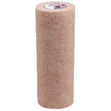 Cohesive Bandage 3M™ Coban™ LF 6 Inch X 5 Yard Self-Adherent Closure Tan NonSterile Standard Compression