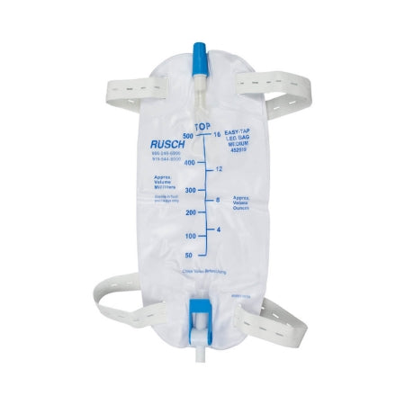 Urinary Leg Bag Easy Tap™ Anti-Reflux Valve Sterile 562 mL Vinyl