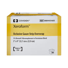 Load image into Gallery viewer, Cardinal Xeroform Petrolatum Impregnated Dressing Xeroform™ Occlusive Strip 5 X 9 Inch Sterile #8884431605
