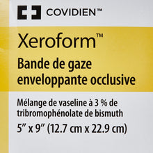 Load image into Gallery viewer, Cardinal Xeroform Petrolatum Impregnated Dressing Xeroform™ Occlusive Strip 5 X 9 Inch Sterile #8884431605
