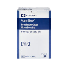 Load image into Gallery viewer, Cardinal Petrolatum Impregnated Dressing Vaseline® Strip 1 X 8 Inch Sterile #8884417601
