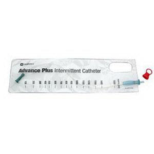 Intermittent Closed System Catheter Advance Plus™ Straight Tip 12 Fr. Without Balloon PVC