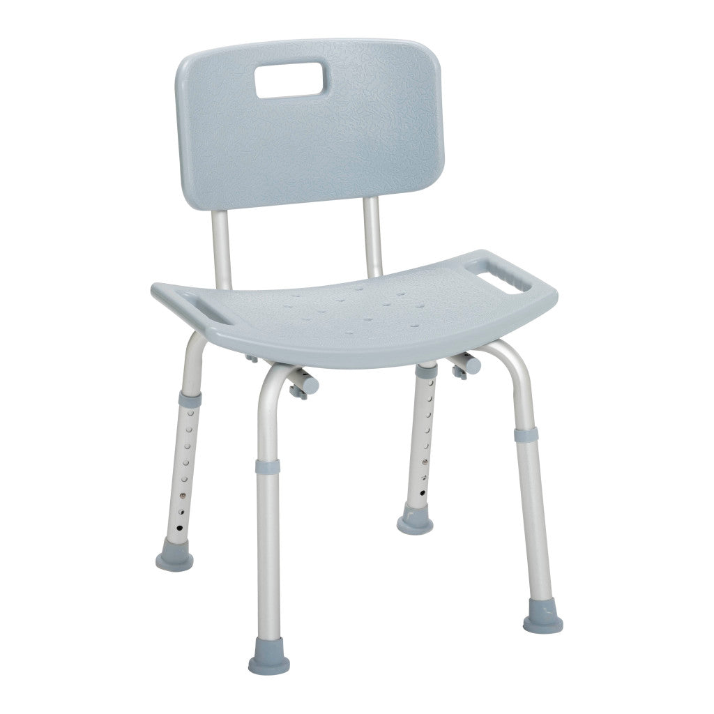McKesson Bath Bench Without Arms, Removable Backrest, 300 lbs. Weight Capacity, #146-RTL12202KDR