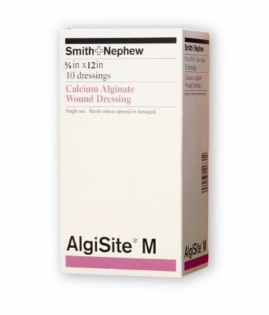 Alginate Dressing AlgiSite M 3/4 X 12 Inch Rectangle Calcium Alginate Sterile