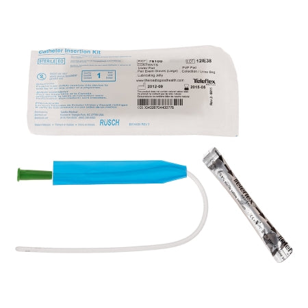 Intermittent Catheter Tray FloCath® QUICK™ Straight Tip 10 Fr. Hydrophilic Coated PVC