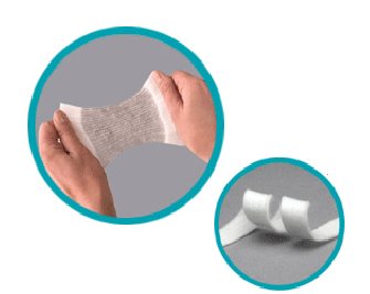 Absorbent Gelling Fiber Dressing Durafiber Cellulose / Cellulose Ethyl Sulphonate 6 X 6 Inch