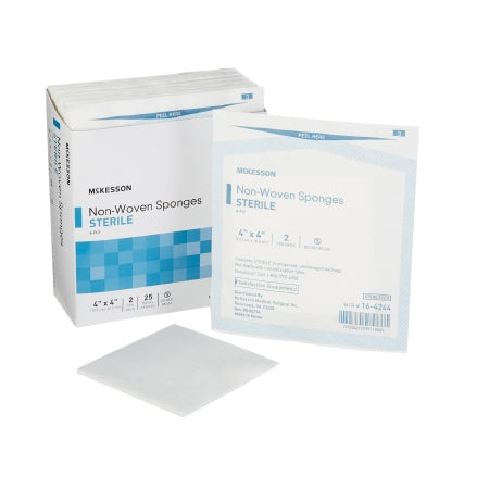 Nonwoven Sponge 4 X 4 Inch 4-Ply Sterile 2 per Pack