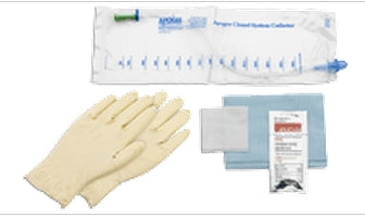 Intermittent Catheter Tray Apogee® Closed System / Firm Tip 16 Fr. Without Balloon
