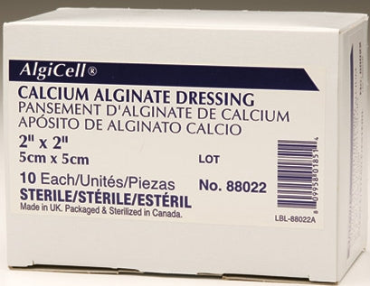 Alginate Dressing Algicell® 2 X 2 Inch Square Calcium Alginate Sterile