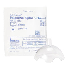 Load image into Gallery viewer, Irrigation Splash Guard Saf-Shield* 2 Exit Portals, Clear, Plastic, Angled Inlet, Sterile
