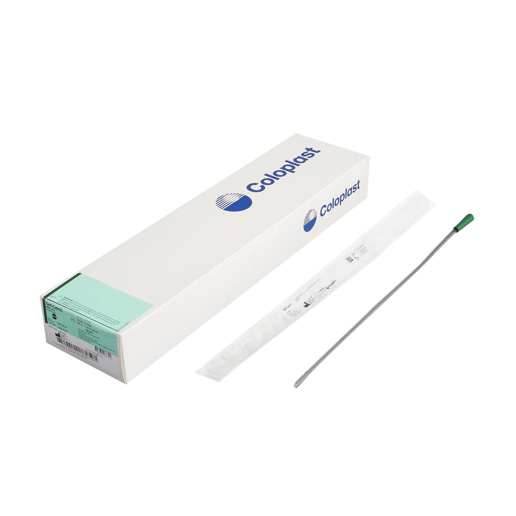 Coloplast Urethral Catheter Self-Cath® Straight Tip Uncoated PVC 14 Fr. 16 Inch #414