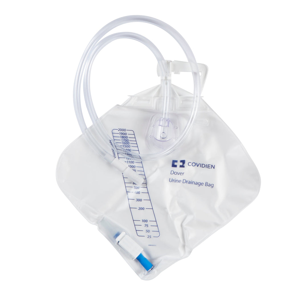 Cardinal Urinary Drain Bag Kenguard™ Anti-Reflux Valve Sterile 2,000 mL Vinyl #3512