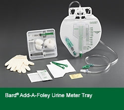 Catheter Insertion Tray Bard® Add-A-Foley Foley Without Catheter Without Balloon Without Catheter