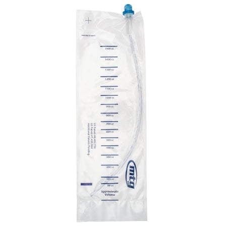 Intermittent Catheter Tray EZ-Advancer® Soft Straight Tip 12 Fr. Without Balloon Silicone