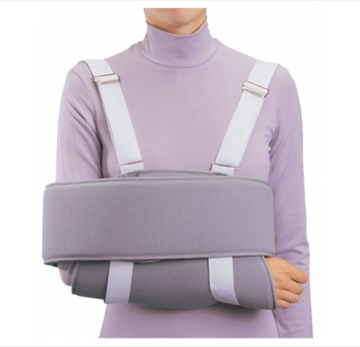 Sling and Swathe Shoulder Immobilizer PROCARE® Deluxe One Size Fits Most Foam Buckle Closure Left or Right Arm #79-84230