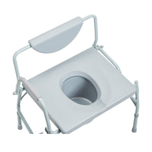 Load image into Gallery viewer, Drive Medical Deluxe Bariatric Drop-Arm Commode #11135-1
