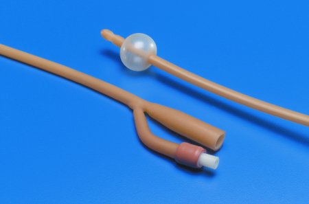 Foley Catheter Kenguard™ 2-Way Standard Tip 30 cc Balloon 16 Fr. Silicone Oil Coated Latex