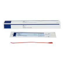 Load image into Gallery viewer, Cardinal Urethral Catheter Dover™ Coude Tip Hydrophilic Coated Red Rubber 14 Fr. 12 Inch #8403
