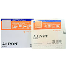 Load image into Gallery viewer, Smith &amp; Nephew Foam Dressing Allevyn Adhesive 5 X 5 Inch With Border Film Backing Adhesive Square Sterile #66020044
