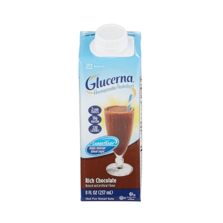 Oral Supplement Glucerna® Therapeutic Nutrition Shake Rich Chocolate Flavor Liquid 8 oz. Carton