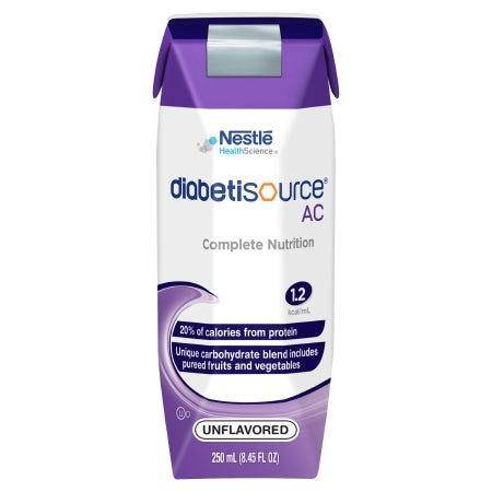 Tube Feeding Formula Diabetisource® AC Unflavored Liquid 250 mL Carton