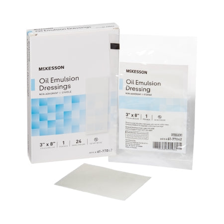 Oil Emulsion Impregnated Dressing Rectangle 3 X 8 Inch Sterile