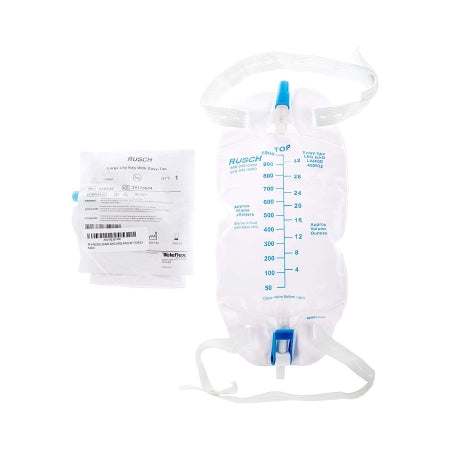 Urinary Leg Bag Easy Tap™ Anti-Reflux Valve Sterile 950 mL Vinyl