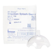 Load image into Gallery viewer, Irrigation Splash Guard Saf-Shield* 2 Exit Portals, Clear, Plastic, Angled Inlet, Sterile
