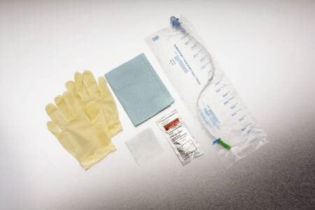 Intermittent Catheter Tray MMG™ Straight Tip 8 Fr. Without Balloon PVC