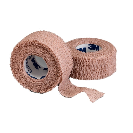 Cohesive Bandage 3M™ Coban™ 1 Inch X 5 Yard Self-Adherent Closure Tan NonSterile Standard Compression