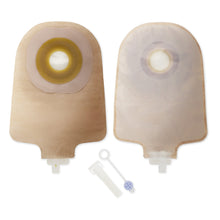 Load image into Gallery viewer, Hollister Urostomy Pouch Premier™ 8463 One-Piece System 9 Inch Length Flat, Pre-Cut 1-1/2 Inch Stoma Drainable
