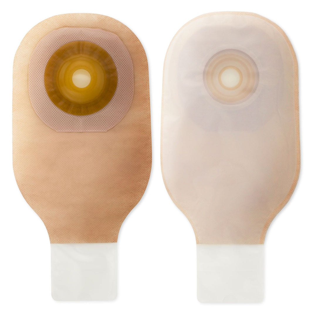 Hollister Colostomy Pouch Premier™ Flextend™ 8611 One-Piece System 12 Inch Length Convex, Pre-Cut 7/8 Inch Stoma Drainable