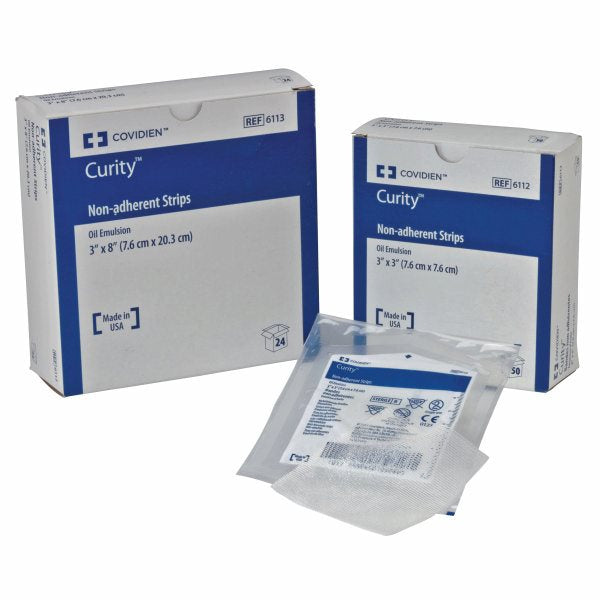 Cardinal Oil Emulsion Impregnated Dressing Curity™ Rectangle 5 X 9 Inc ...