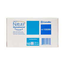 Load image into Gallery viewer, ConvaTec Ostomy Barrier Sur-Fit Natura® Trim to Fit 125266, Standard Wear Stomahesive® Adhesive 70 mm Flange Sur-Fit Natura® System Hydrocolloid 1-7/8 to 2-1/2 Inch Opening 5 X 5 Inch
