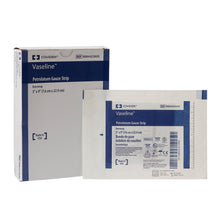 Load image into Gallery viewer, Cardinal Petrolatum Impregnated Dressing Vaseline® Rectangle 3 X 9 Inch Sterile #8884423600
