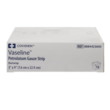 Load image into Gallery viewer, Cardinal Petrolatum Impregnated Dressing Vaseline® Rectangle 3 X 9 Inch Sterile #8884423600
