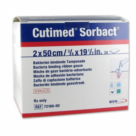 Antimicrobial Mesh Dressing Cutimed® Sorbact® 4/5 X 19-7/10 Inch Sterile