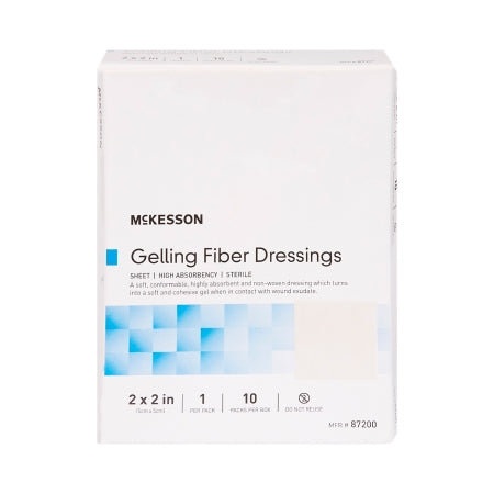 Absorbent Gelling Fiber Dressing Carboxymethyl Cellulose (CMC) 2 X 2 Inch