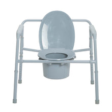Load image into Gallery viewer, Drive Medical Bariatric Folding Commode, 650 lbs. Weight Capacity #11117N-1
