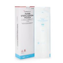 Load image into Gallery viewer, Sterilization Pouch Cardinal Health™ Ethylene Oxide (EO) Gas / Steam 3-1/2 X 9 Inch Transparent / White Self Seal Paper / Film #92309
