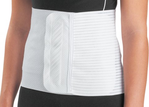 Abdominal Binder ProCare® Medium / Large Hook and Loop Closure 32 to 65 Inch Waist Circumference 10 Inch Height Adult #79-89376