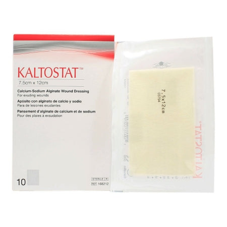 Alginate Dressing Kaltostat® 3 X 4-3/4 Inch Rectangle Calcium Sodium Alginate Sterile