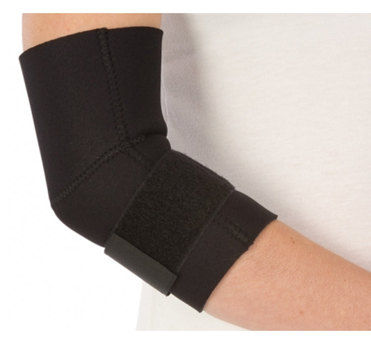 Elbow Support PROCARE® Large Pull-On with Strap Tennis Elbow Left or Right Elbow Black #79-82327