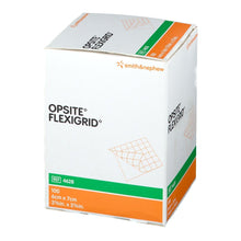 Load image into Gallery viewer, Transparent Film Dressing OpSite Flexigrid 2-3/8 X 2-3/4 Inch 2 Tab Delivery Rectangle Sterile #4628
